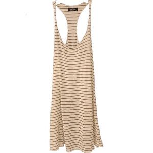 Lauren Moshi Limited Edition Women’s White W/ Black Stripes Tank Top Size Small